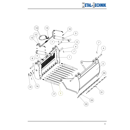 Części zamienne - Wycinak do kiszonki
